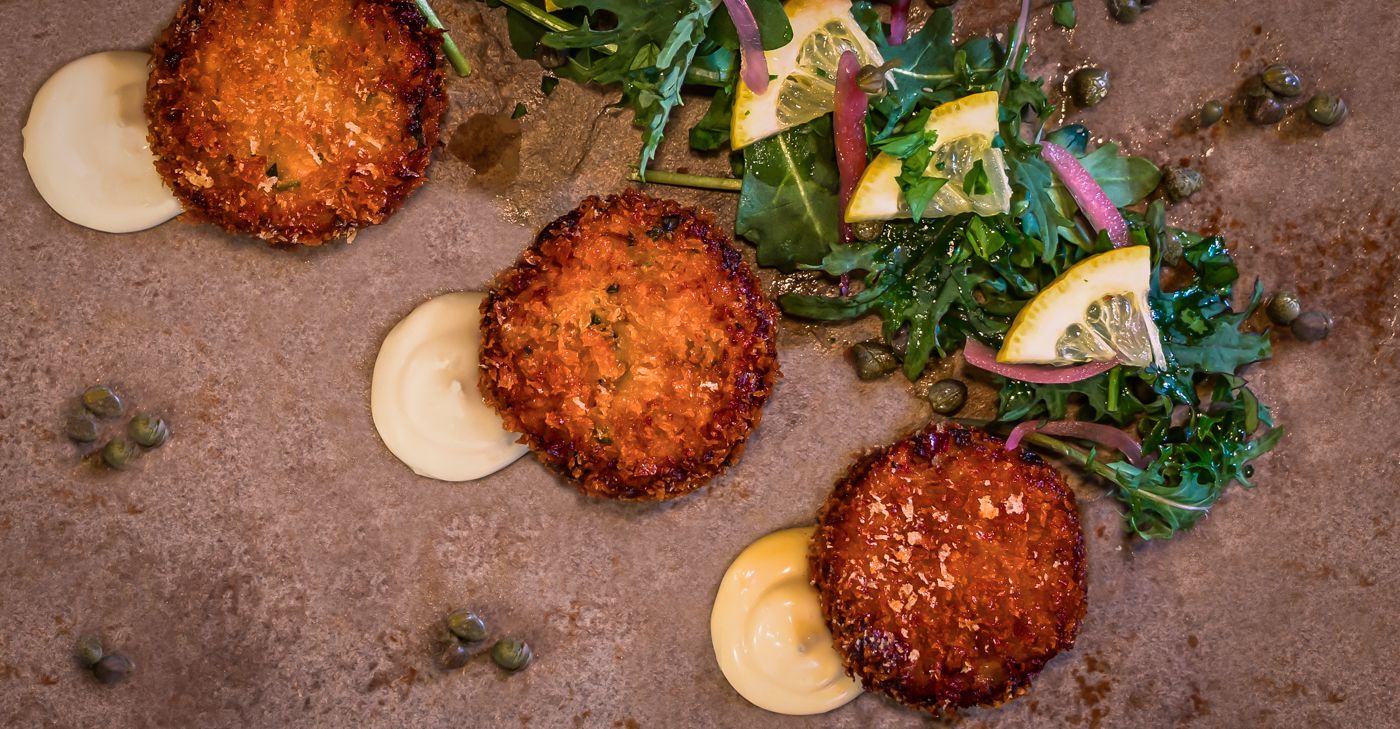 House-Smoked Salmon Fishcakes