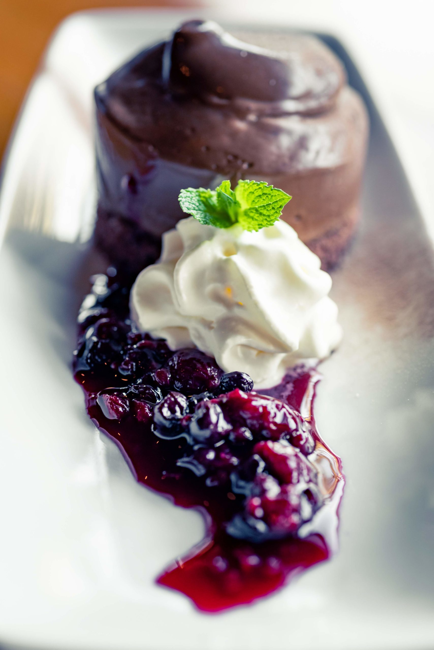 Dark Chocolate Hazelnut Mousse Cake